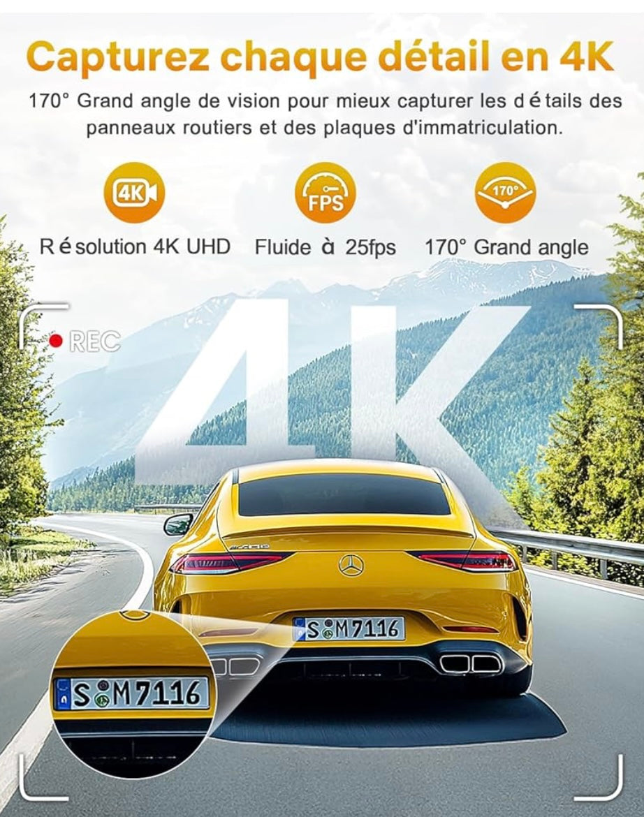 DashCam 4K Wifi
